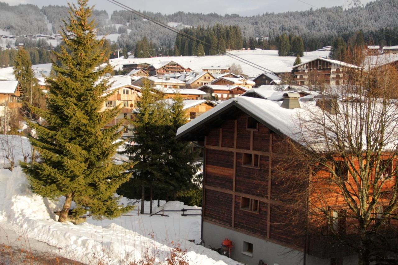 Bel App Aux Gets 10Mn Centre Ski Parking Tennis Prive 莱热 外观 照片